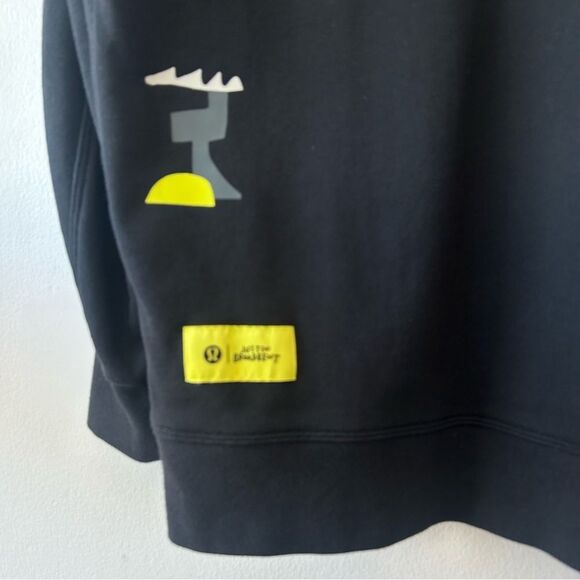 Lululemon x Justin Broadbent Team Canada City Sweat Pullover Hoodie in black - Picture 6 of 12